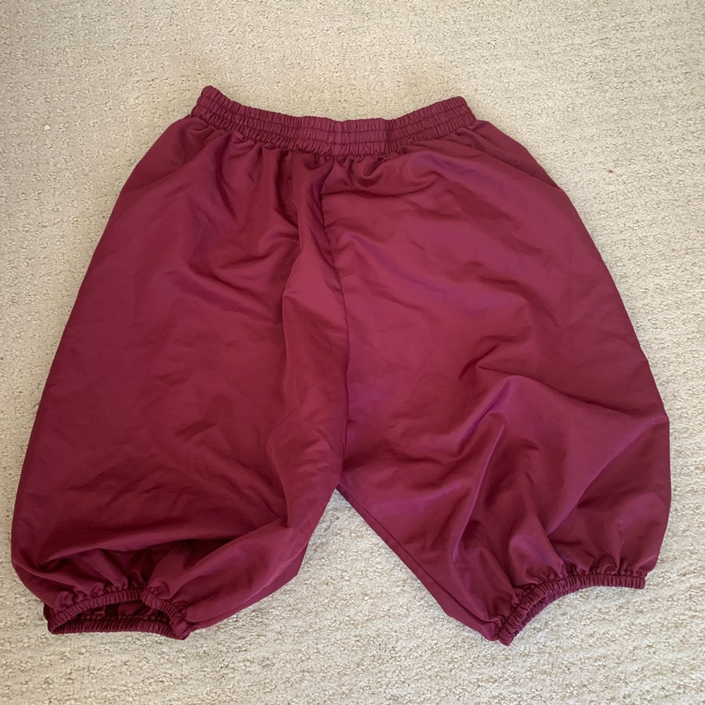 Gaynor Minden Trash Bag Shorts, Burgandy